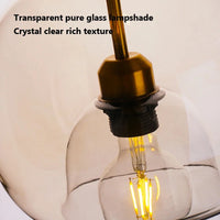 Suspension Boule Nordique en Verre Fumé
