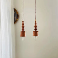 Lampe de chevet rétro en bois style japonais pour bars et restaurants