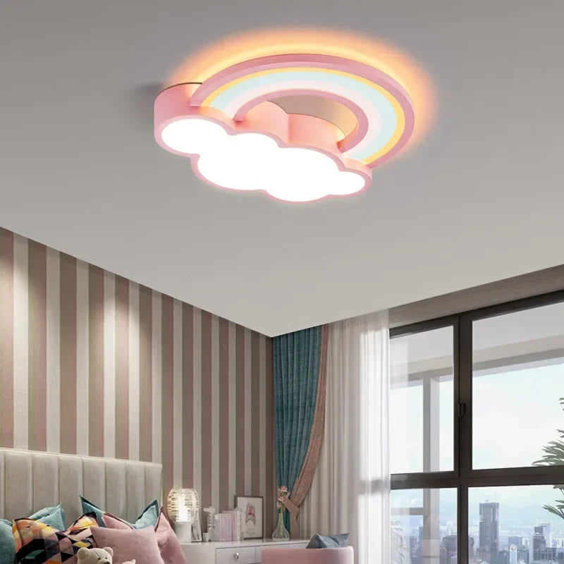 Plafonnier LED Nuage Arc-en-ciel Nordique Moderne