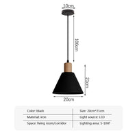 Lampe Suspension LED Nordique Blanc - 1/3 Têtes