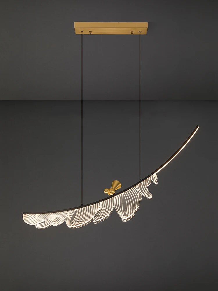 Lustre Cuivre Italien Moderne