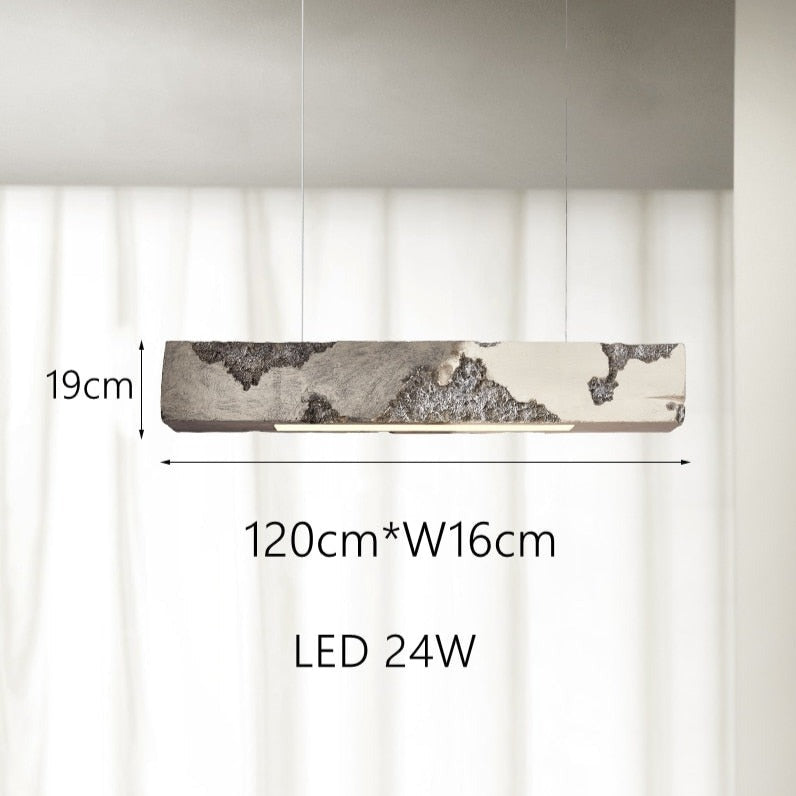 Lustre moderne rectangulaire - Couleur Hazel