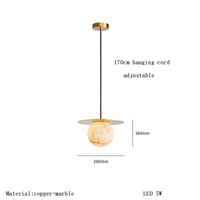 Suspension Design en Marbre Moderne