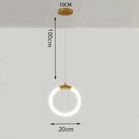 Suspension lampe Nordique Créatif LED 360° - Lumière Art Luxe