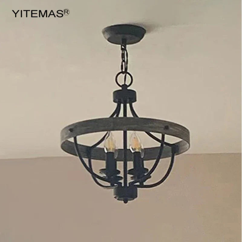 Lustre de plafond semi-encastré élégant