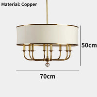 Lustre Cuivre Créatif de Style Américain