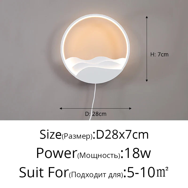 Lampe de chevet murale LED EcoLight pour lit mezzanine