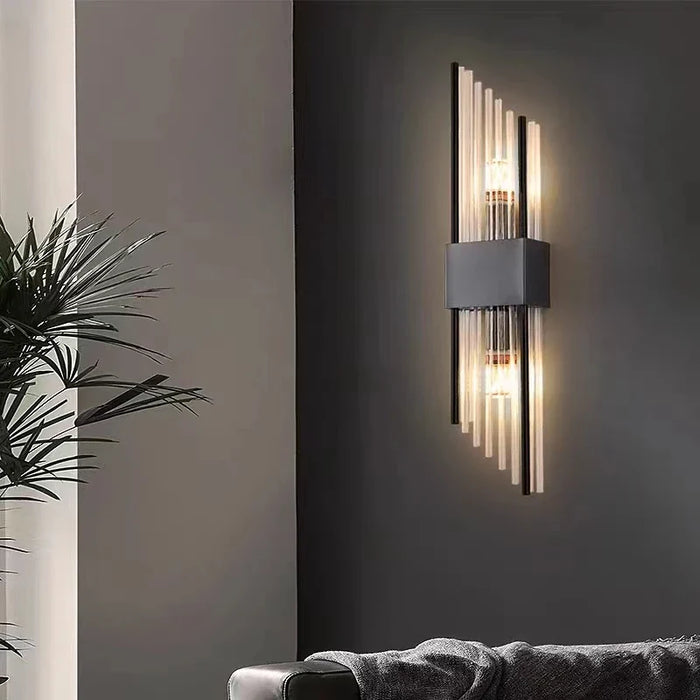 Applique murale Mini Glass & Stainless Steel pour Divers Espaces