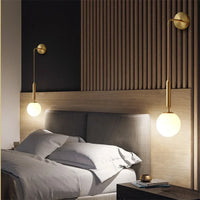 Applique murale LED en verre - Style minimaliste