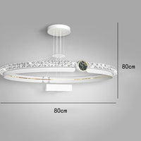 Lustre de Luxe Moderne à LED pour un Éclairage Intérieur Élégant