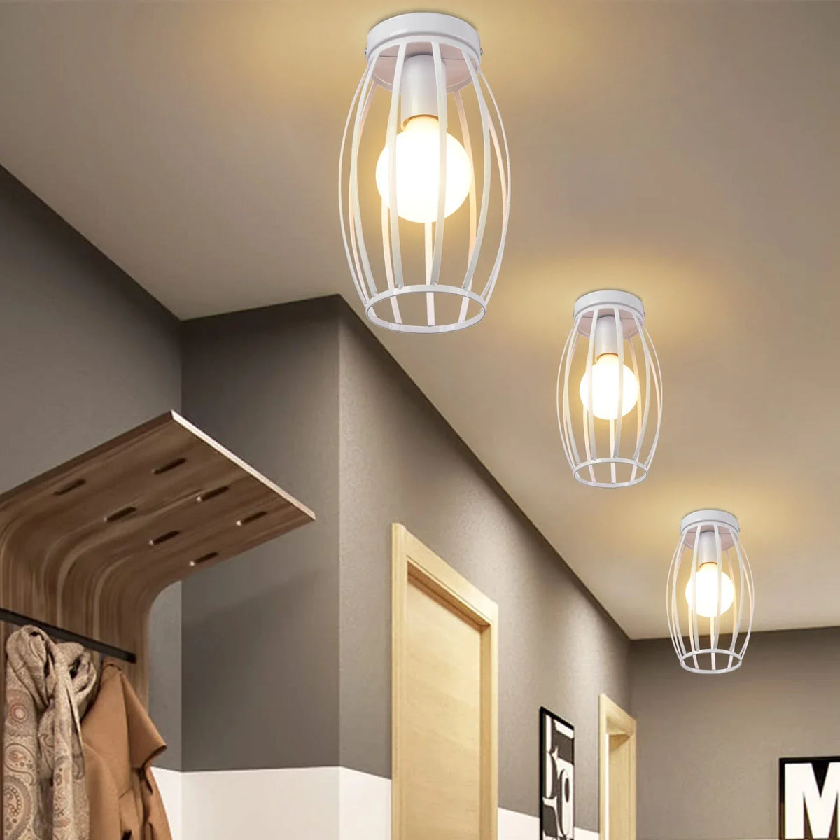 Plafonnier Loft Industriel Moderne