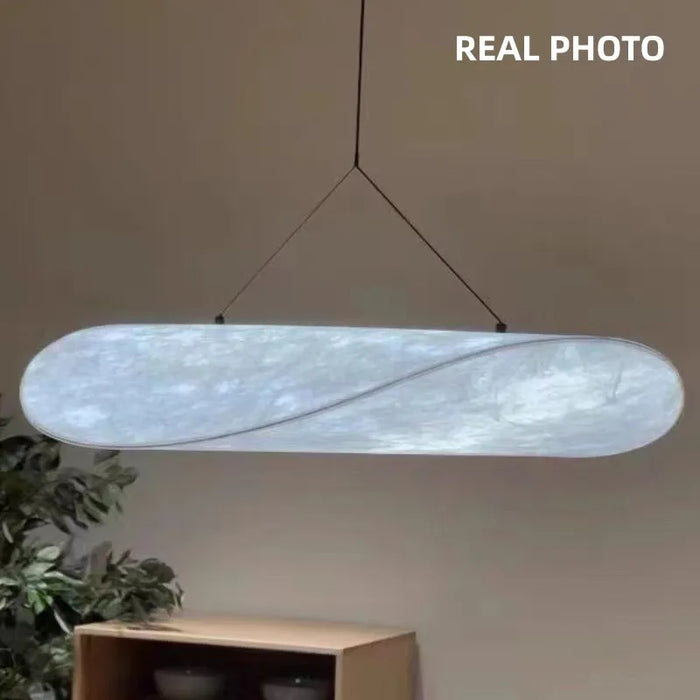 Nordic Silk LED Suspension Lights for Wabi Sabi Home Decor