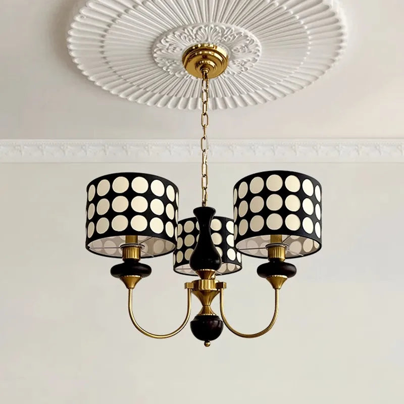 Lustre en cuivre moderne pour un style haut de gamme dans les hôtels et la décoration intérieure