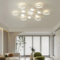 Plafonnier LED Blanc Décoratif avec Télécommande 2023