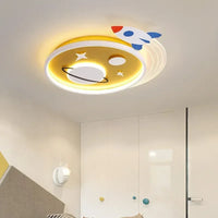 Plafonnier Nordique "Planète Fusée" LED pour Décoration Enfant