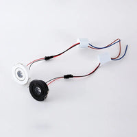 Lot de 6 mini spots LED dimmables encastrés - AluminiumSmooth.