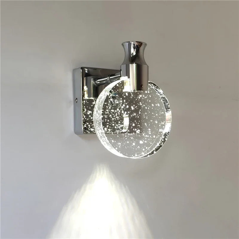 Applique murale LED pour maquillage avec miroir intégré