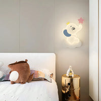 Appliques Murales LED Éléphant Mignon pour Enfants