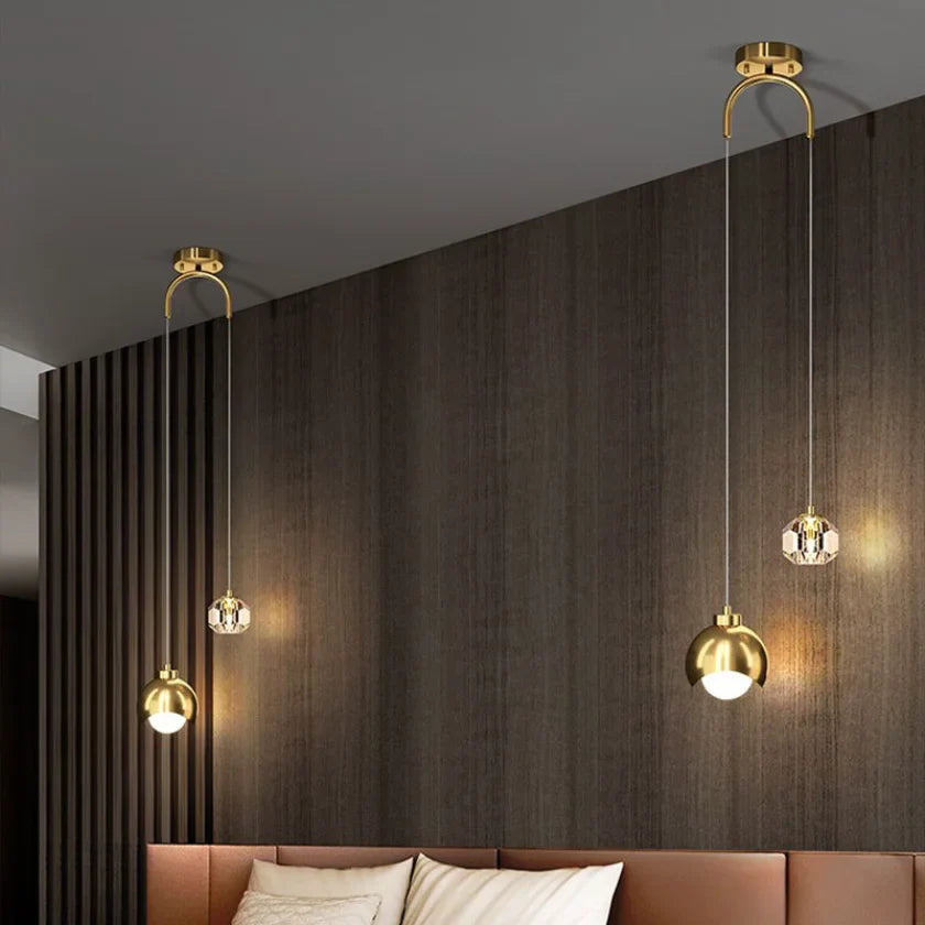 Éclairage de suspension LED pour chambre à coucher - Style Moderne et Élégant