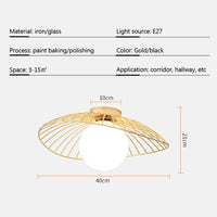 Plafonnier LED "Jupe Lumineuse"