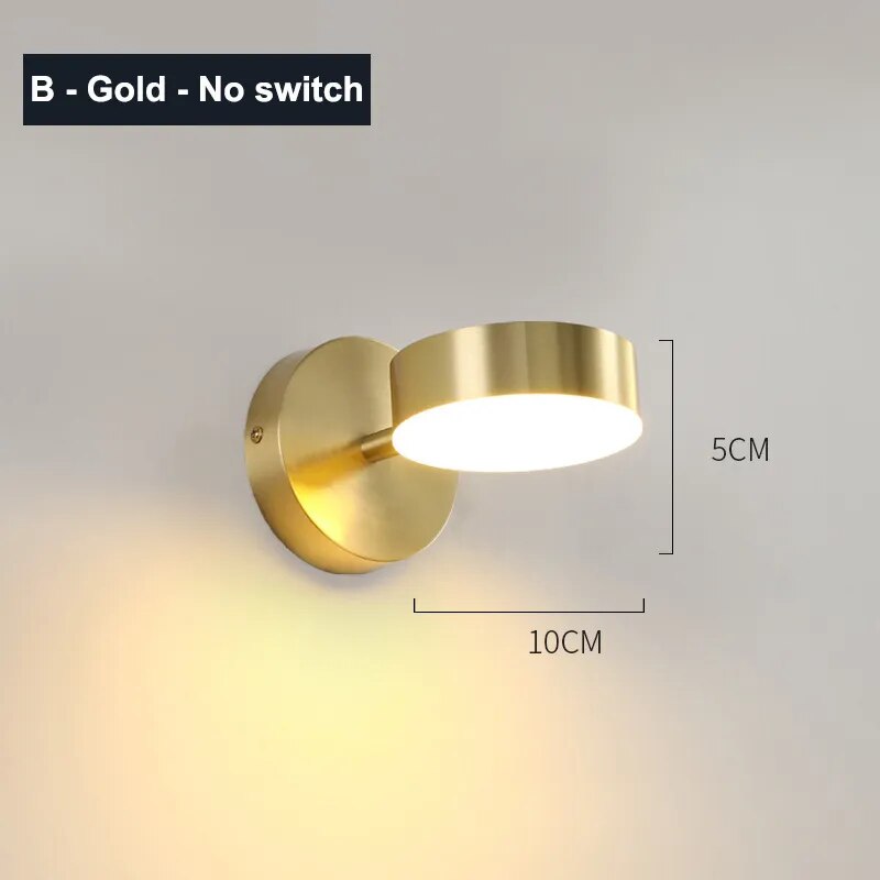 Applique murale LED nordique pour une décoration moderne
