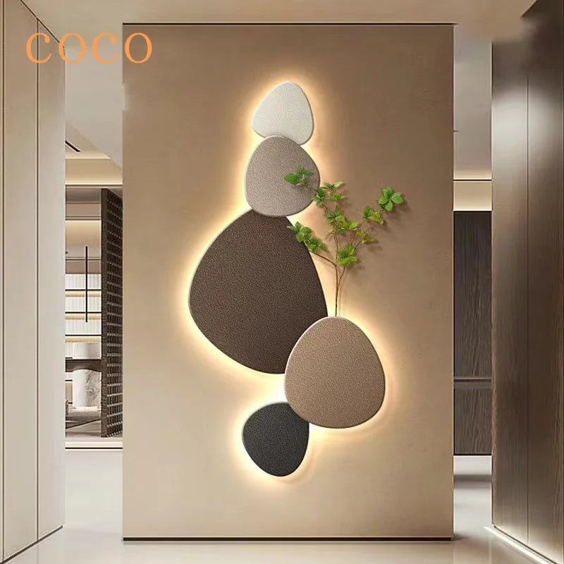 Applique Murale Moderne Décorative Plante Verte