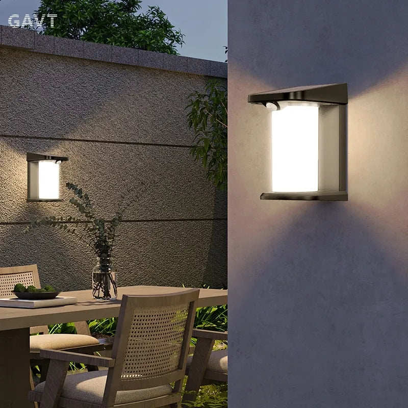 Applique murale solaire LED extérieur avec capteur de mouvement