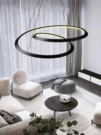 Lustre LED suspendu au design contemporain