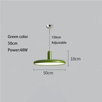 Lustre OVNI Vert Clair Vintage