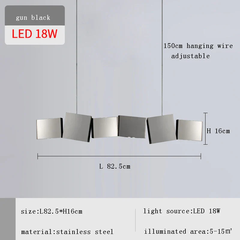 Lustre LED de Luxe.