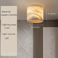 Plafonnier LED en Marbre Espagnol Prestigieux