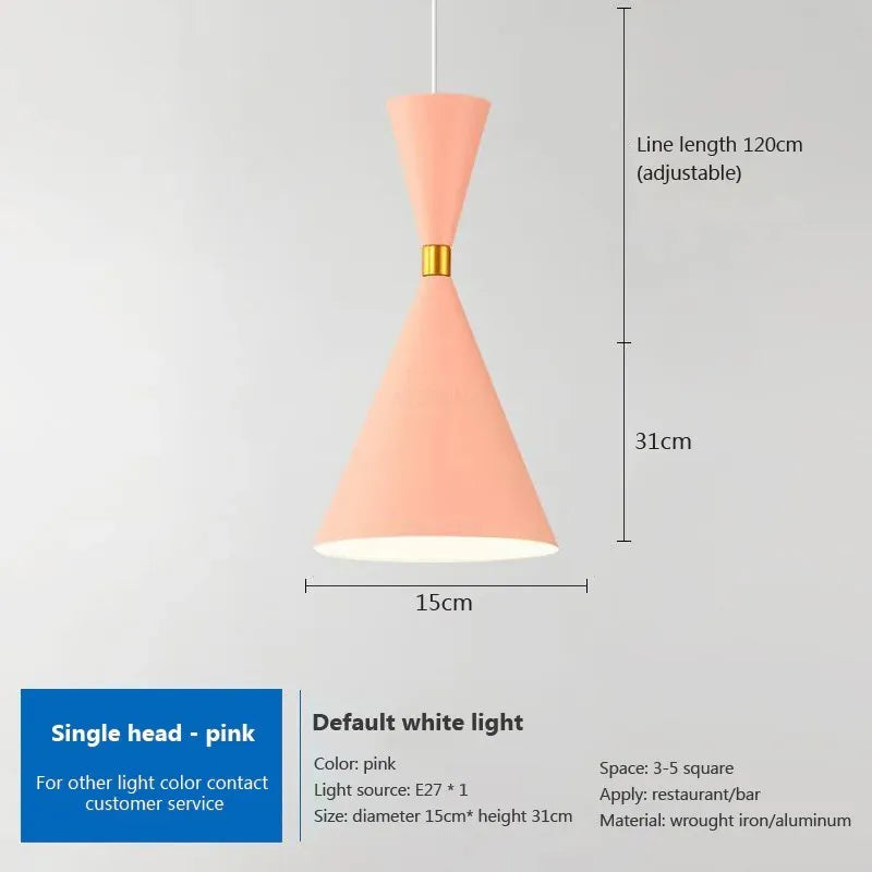 Suspension nordique en aluminium avec trois têtes