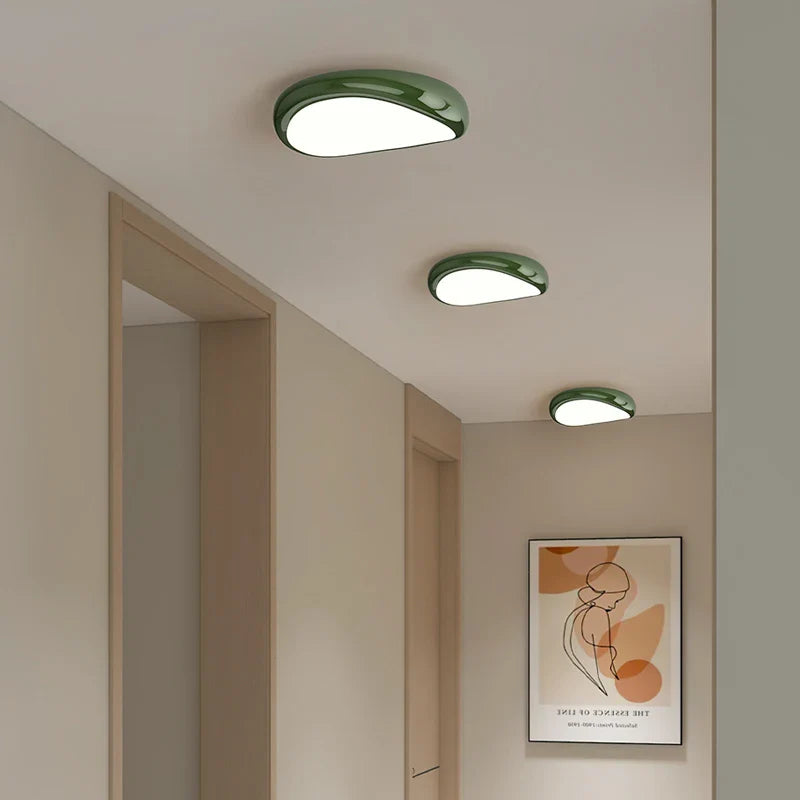 Plafonnier LED moderne rond pour éclairage domestique à montage en surface