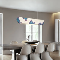 Lustre moderne rectangulaire - Couleur Hazel