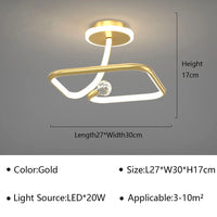 Plafonnier Rond Cristal LED