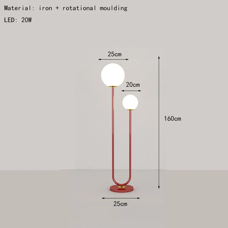 Lampadaire métallique avec gradation variable sophistiquée