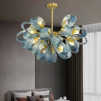 Lustre de Luxe Moderne 2022 en Laiton et Verre pour Sublimer Votre Maison