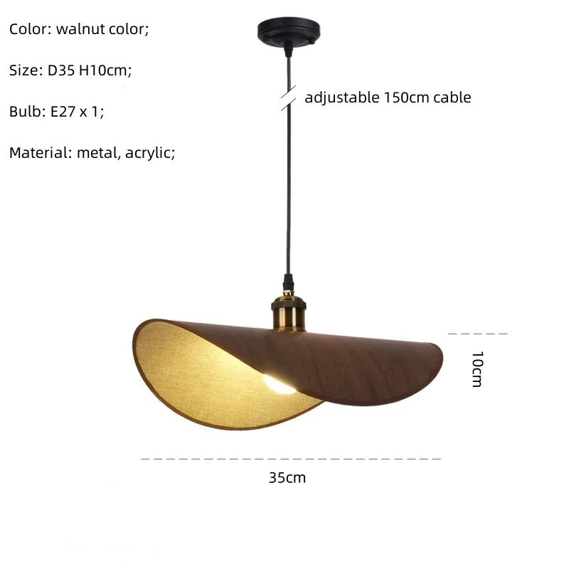 Suspension LED Minimaliste Nordique Wabi Sabi