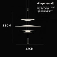 Sandyha Lustre Style Soucoupe Volante LED Moderne pour Décoration Intérieure
