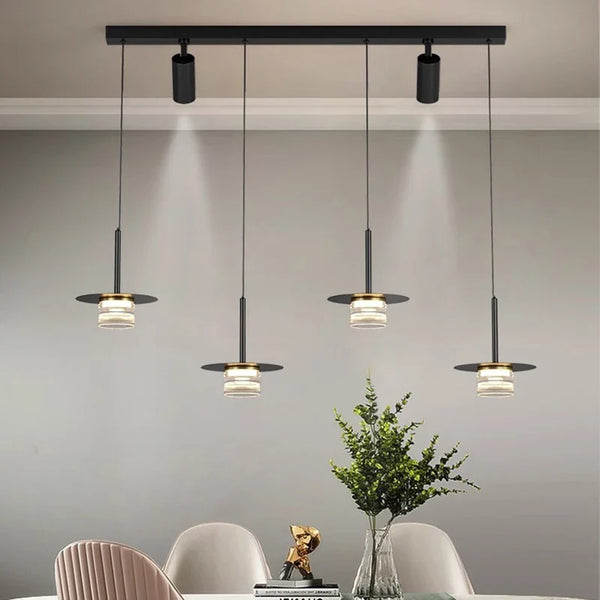 Suspension design en métal et verre de qualité supérieure