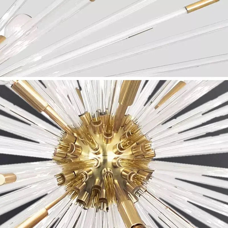 Lustre de Luxe Nouveau : Design Cristal Pissenlit LED Suspendu