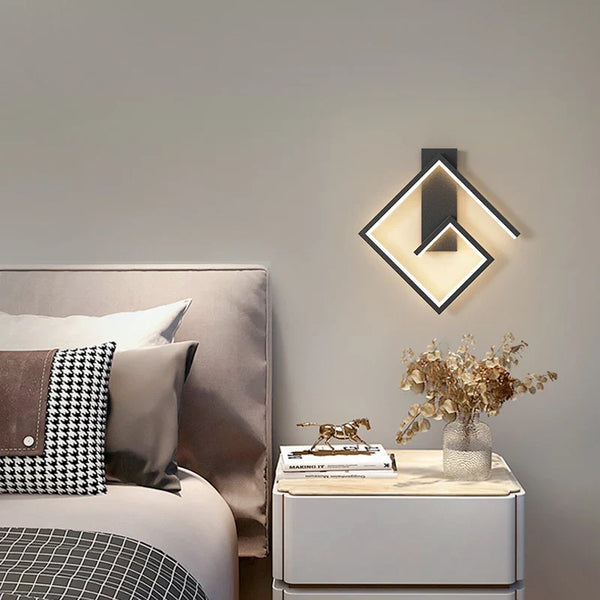 Appliques murales modernes pour allées et escaliers, style minimaliste