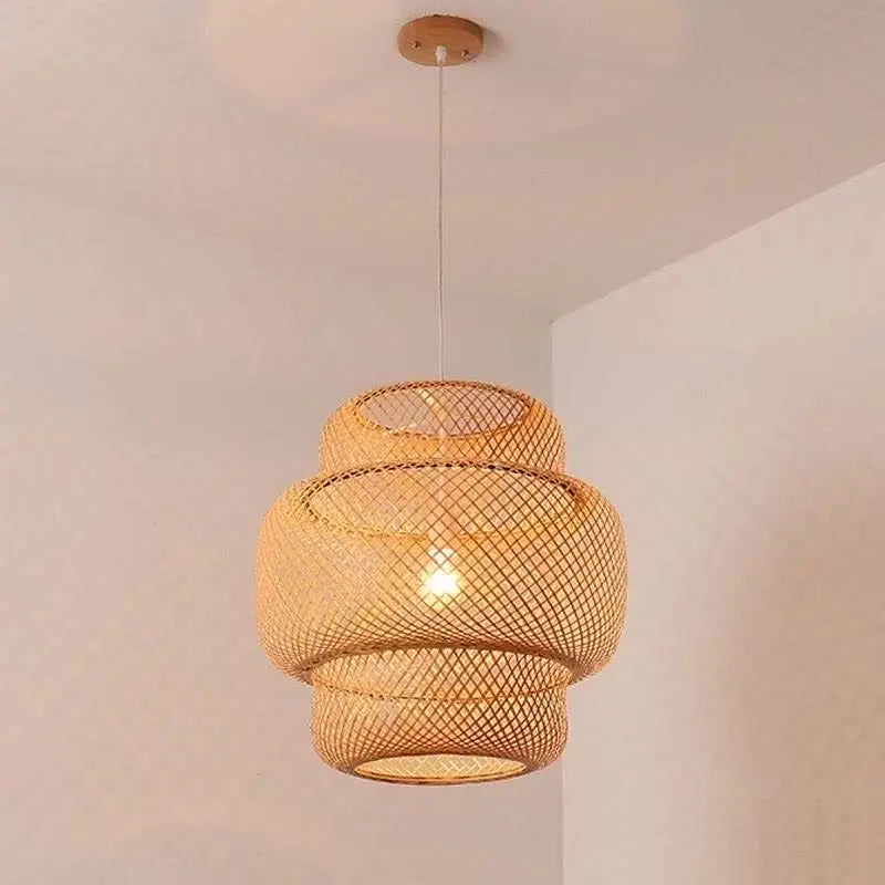 Lustre Bambou et Rotin pour une Déco Authentique