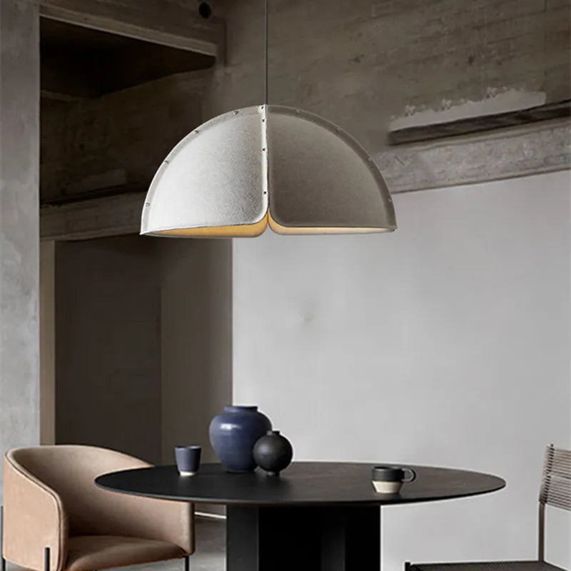 Suspension Éclairage acoustique Feutre Postmoderne Minimaliste Brandé pour Salon Chambre Salle à Manger