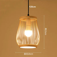 Lustre en bois LED moderne pour un éclairage intérieur chic