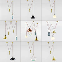 Suspension Design DIY Réglable Métal LED Décoratif