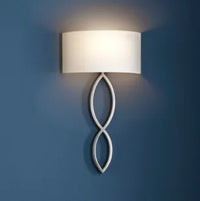 Applique murale LED en tissu avec cercle créatif en fer - Éclairage moderne de qualité