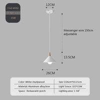 Suspension nordique en bois - Élégance minimaliste
