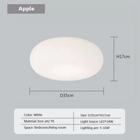 Suspension LED "Nordic Stripes Cream & Apples"