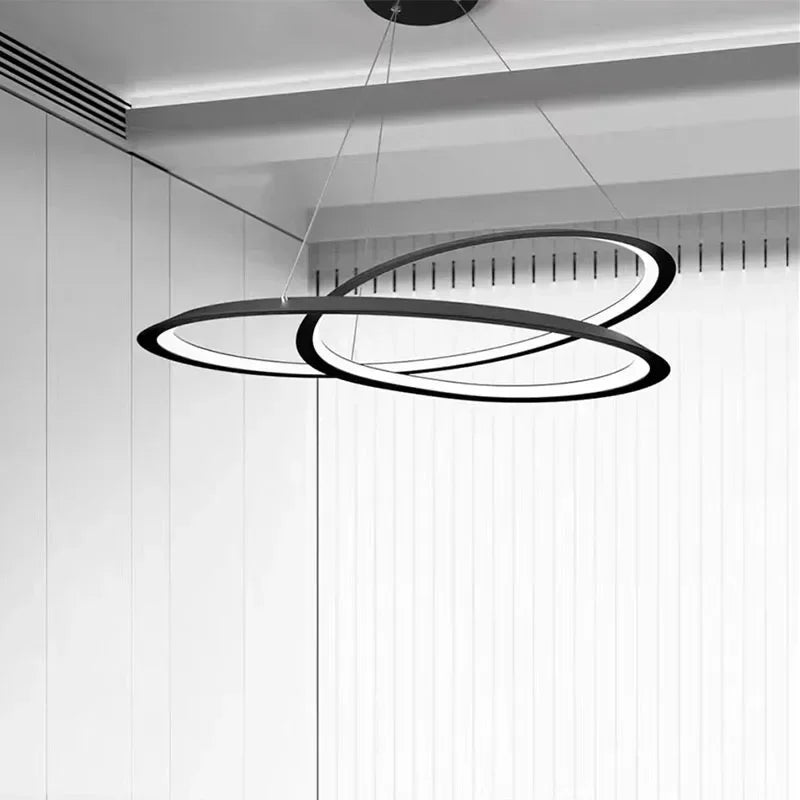 Lustre LED suspendu au design contemporain
